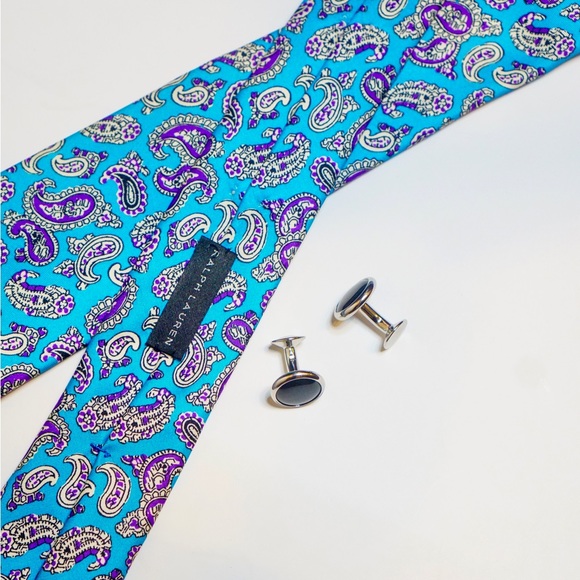 1 of 1 Ralph Lauren Black Label Tie - Picture 3 of 4